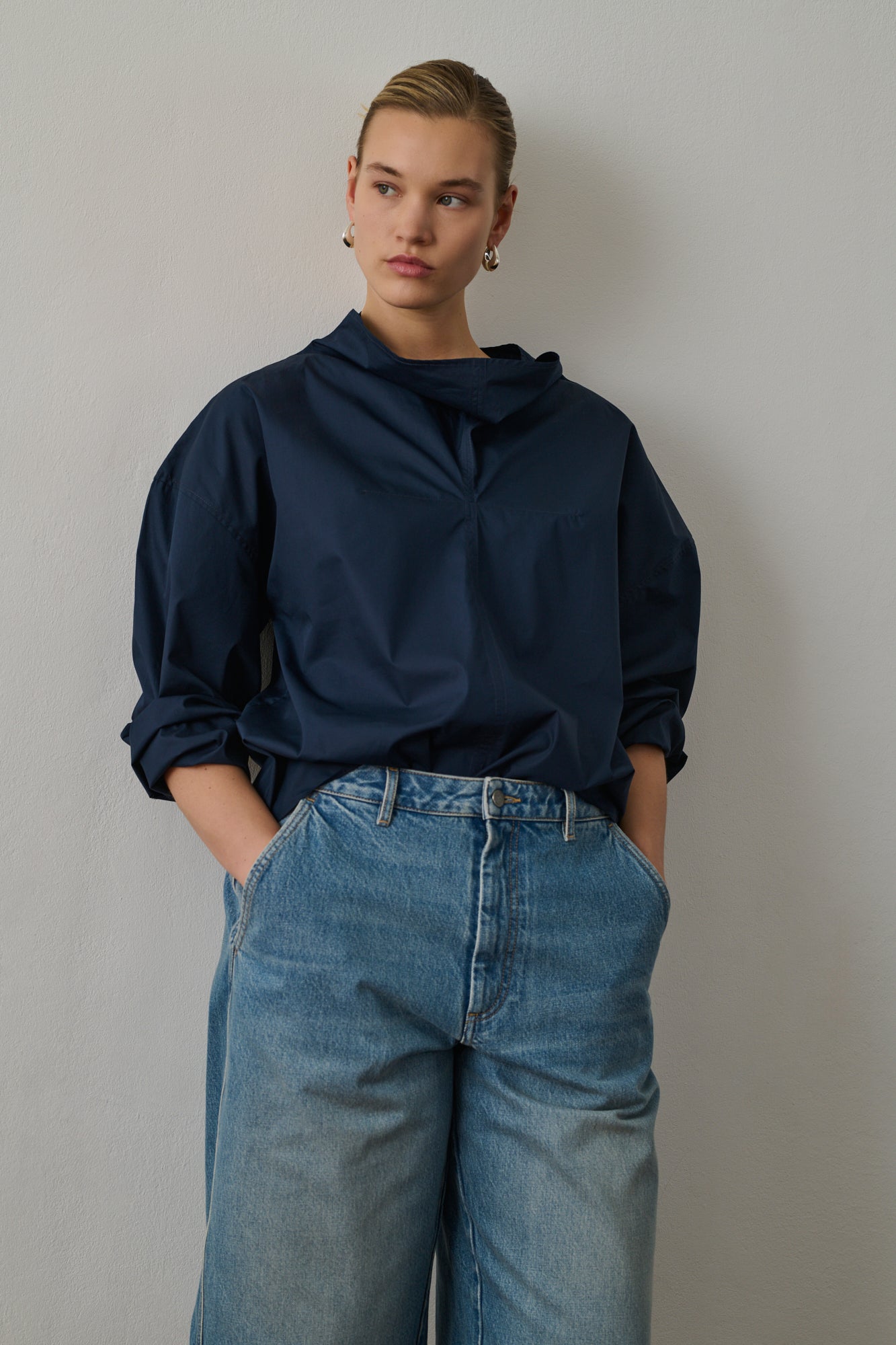 Blouse Fidji - Bleu De Chine - Coton - Femme