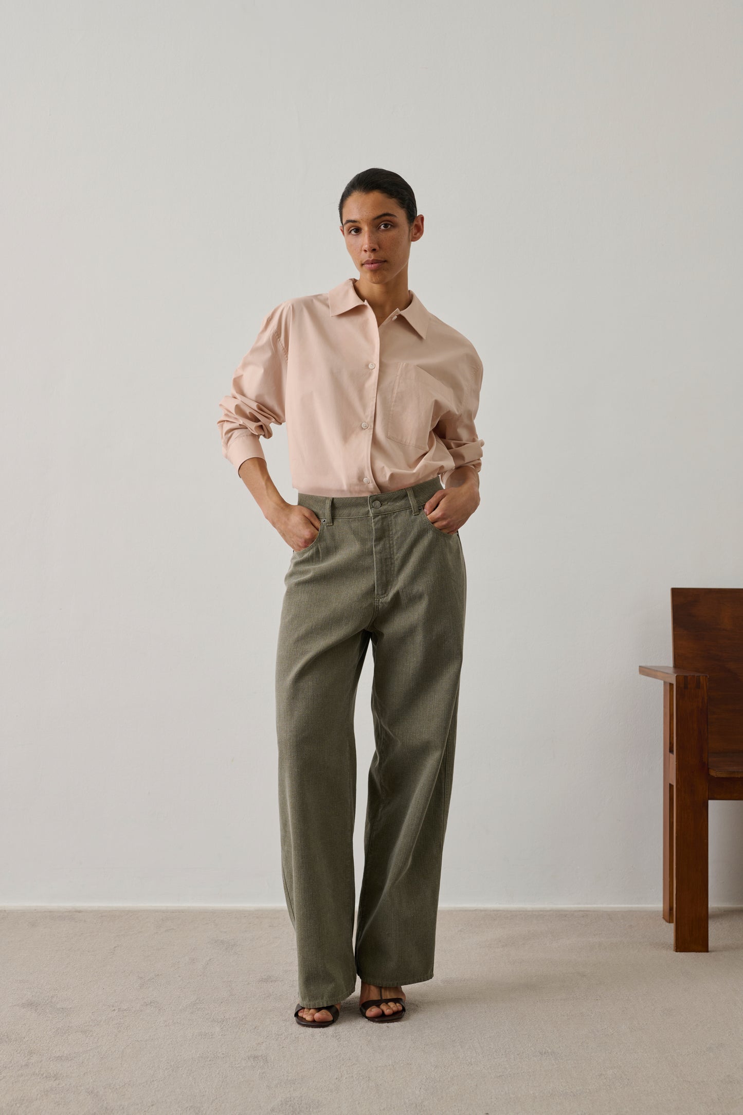 Chemise Itaque - Rose Blush - Coton - Femme