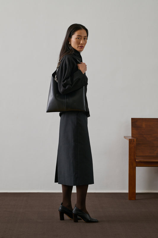 Jupe Flavia - Noir - Coton - Femme