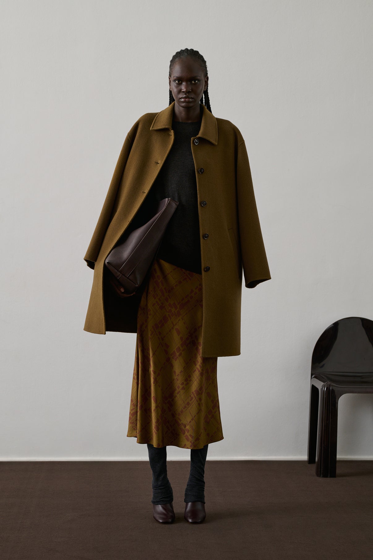 Jupe Fever - Bronze/Rouille - Soie - Femme vue 5