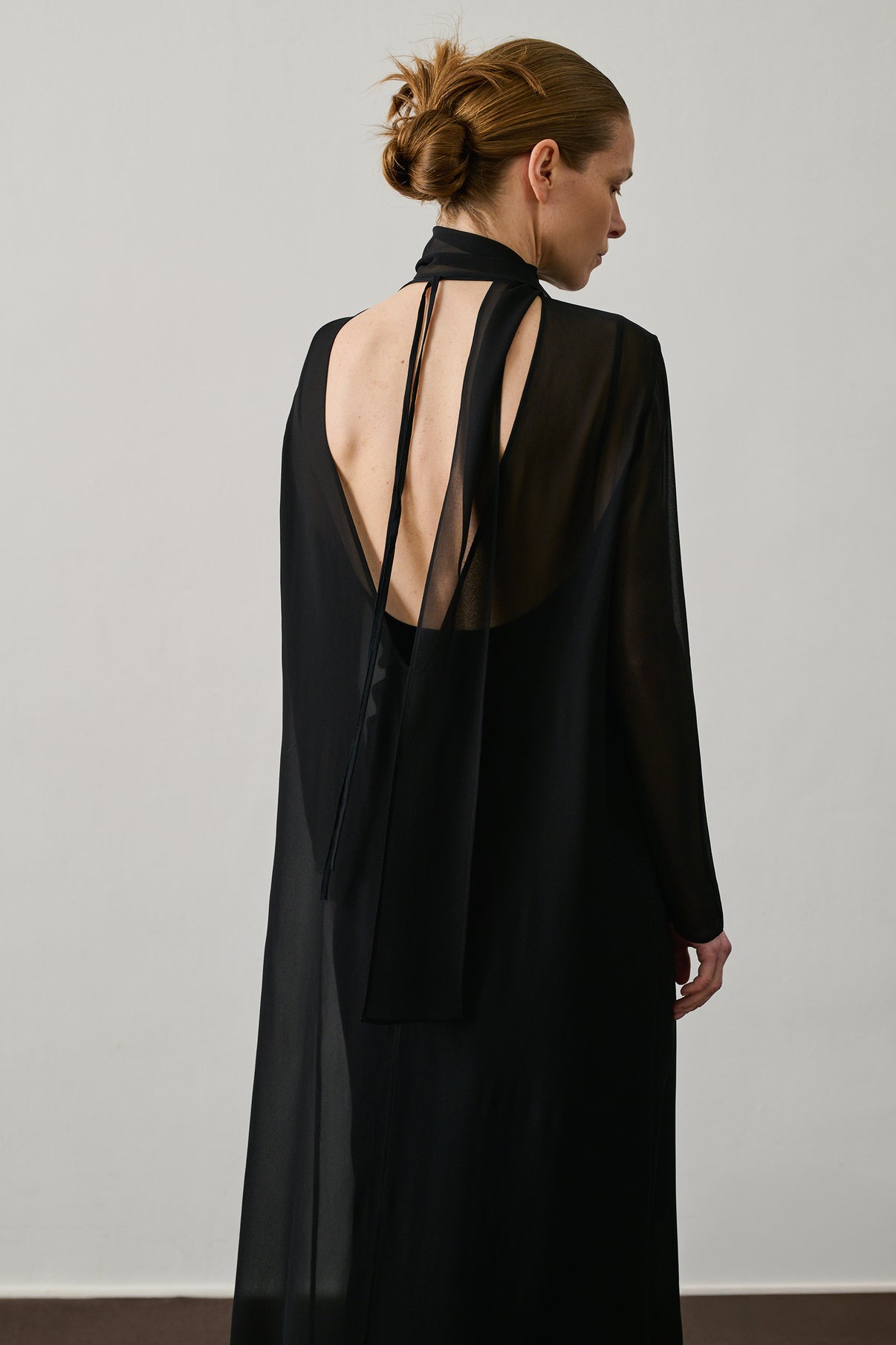 Robe Viktorija - Noir - Viscose - Femme vue 4