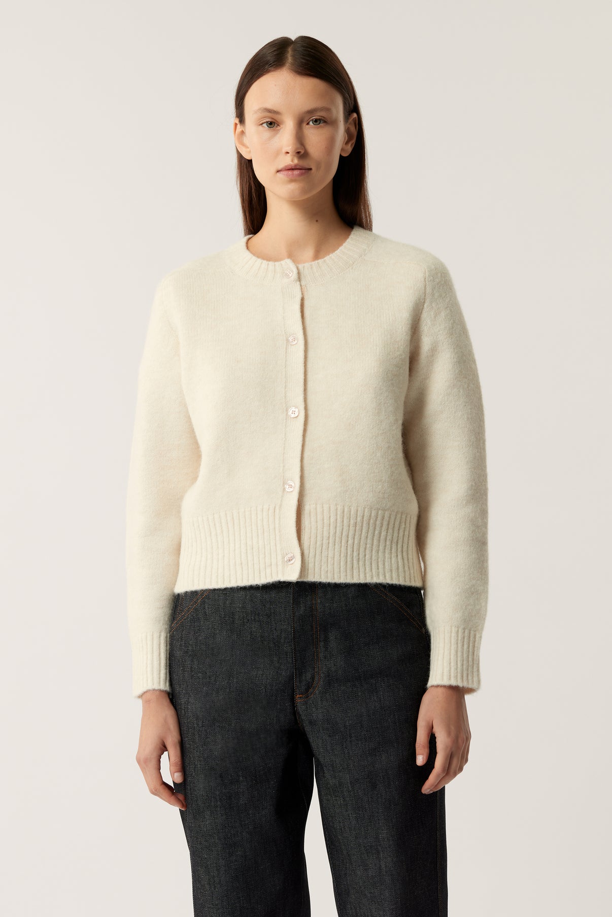 Cardigan Lyne - Ecru - Femme vue 2