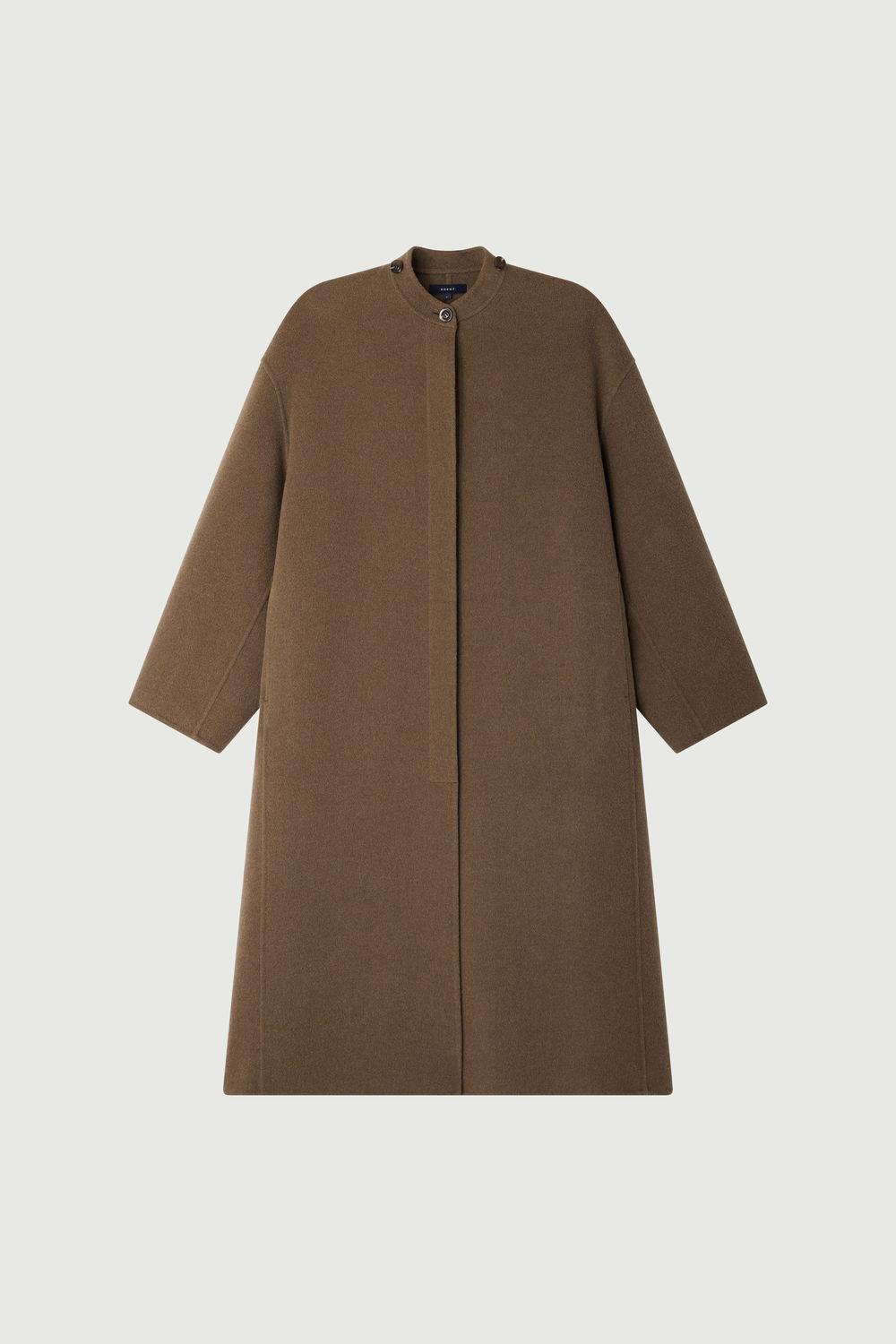 Manteau Finn - Beige/Gris - Laine - Femme vue 7