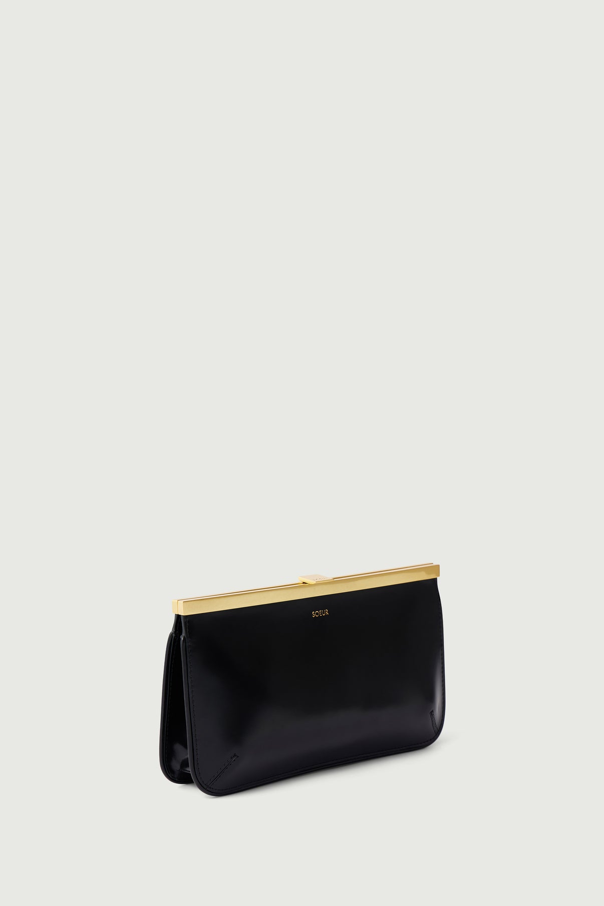 Pochette Asmar - Noir - Cuir - Femme vue 2